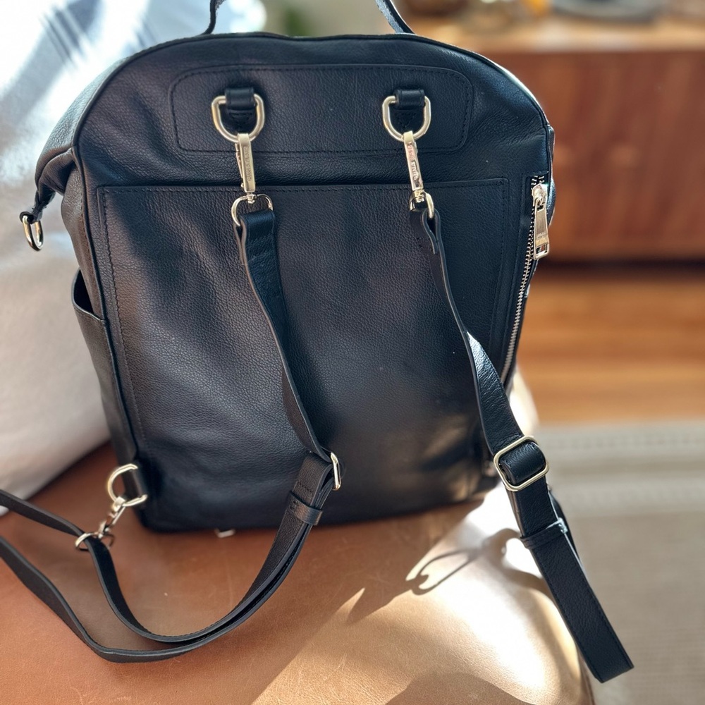Mina Baie Black leather Stevie midi - Picture 3 of 6